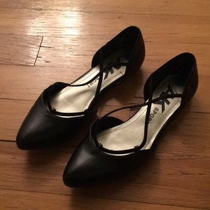 Anne Klein Sport Black Flats